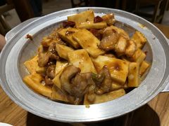 -东来菜馆•手抓海鲜家常菜•海鲜锅贴(鸽子窝店)