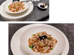 清朝手剥河虾仁配黑醋粒-鲤院·新中式美学·庭院餐厅(夫子庙店)