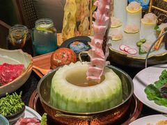 -得意咚瓜·顺德鱼生·冬瓜盅火锅