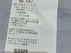 账单-寿司郎(上野店)
