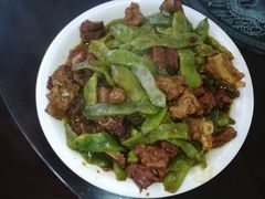 排骨炖油豆角-养顺农家院