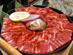 调味猪五花-九田家黑牛烤肉料理(中北镇店)