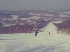 中级道起点俯视图3-庙香山滑雪场