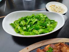 清炒四角豆-沿江黎家簸箕宴·文昌鸡(百花谷店)