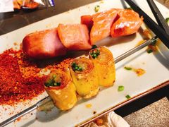 台湾烤肠-很久以前羊肉串(南京路第一百货店)