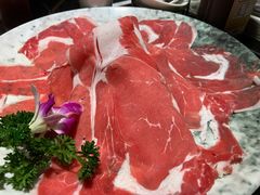 雪花牛肉-吴记老锅底麻辣火锅(福州路店)