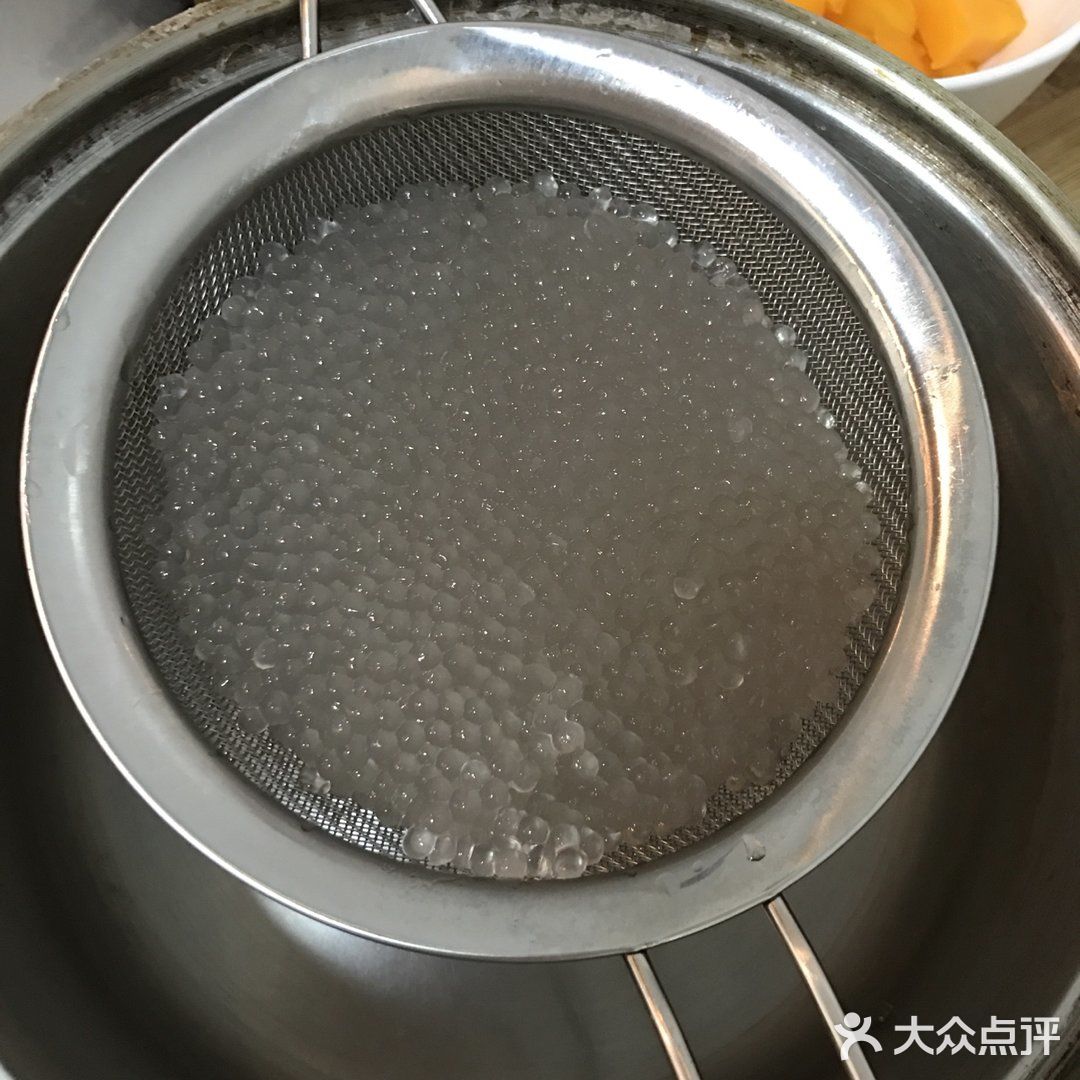 夏日手作清凉饮品の椰奶芒果西米捞