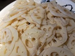 清炒藕片-秀水人家