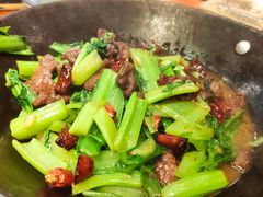 青菜炒牛肉-厨道重庆菜馆(鸳鸯店)