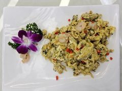 香椿虾仁鸡蛋-清华大学-观畴园餐厅