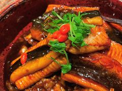 钱塘江鳗鱼烧澳洲牛肉-湖滨28中餐厅·西湖宴·杭州君悦酒店