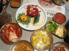 -草家酱蟹炭火烤肉店(珲春南路一店)