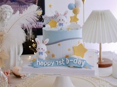 -咖咖熊蛋糕定制·英国蓝风车动物性淡奶油