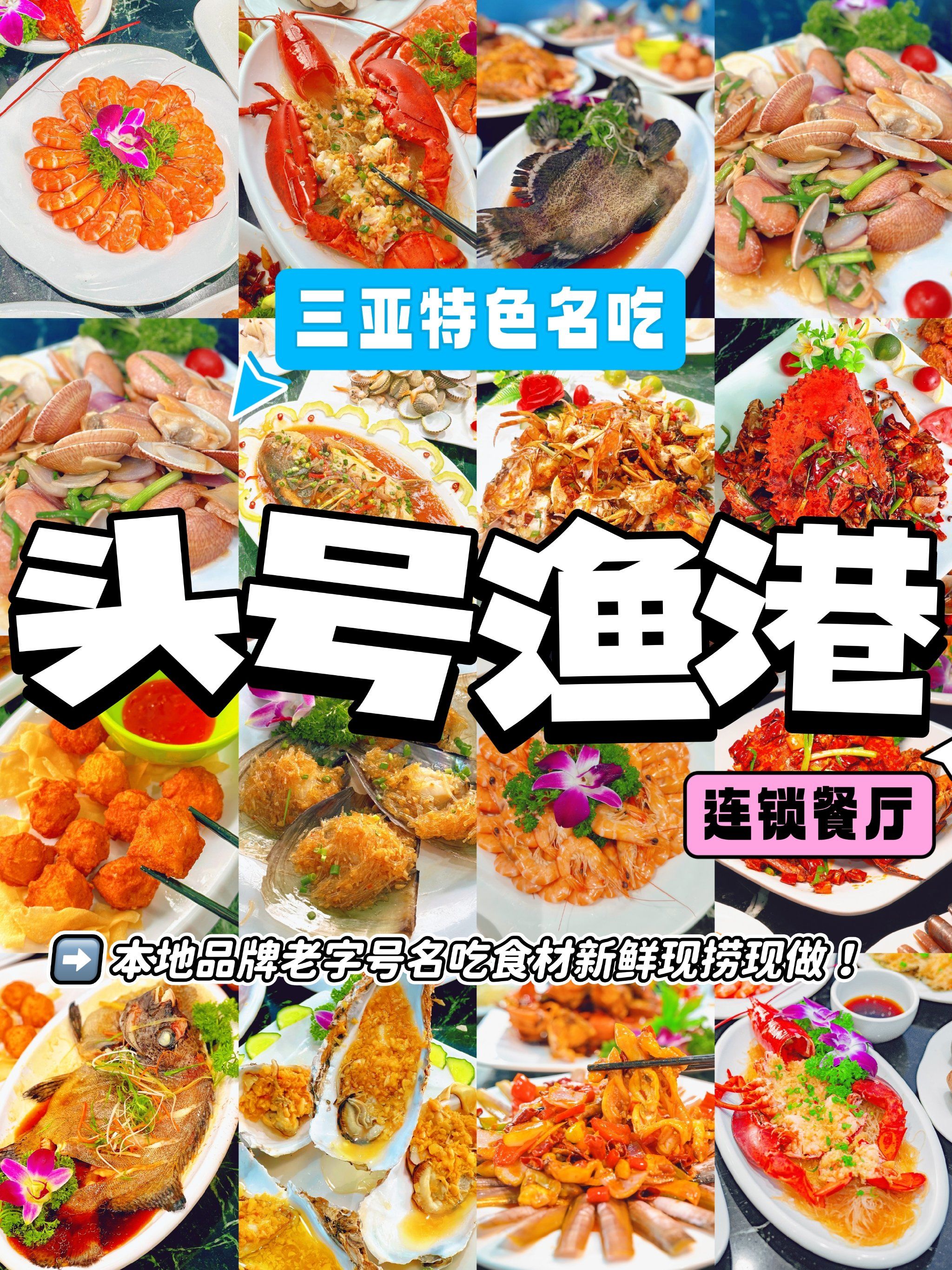 在三亚,头号渔港海鲜是你的不二选择!行动起来吧!