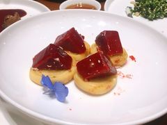 玫瑰鹅肝配上海葱油饼-上海人家花樣年华(中山公园店)