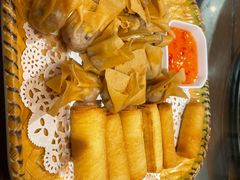 炸牛奶拼炸云吞-阿多私房菜(顺德店)