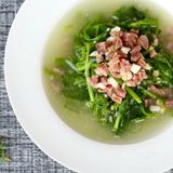 上汤豆苗你吃过，有腊肠的上汤豆苗你值得尝试