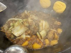 -粘豆包柴火铁锅炖