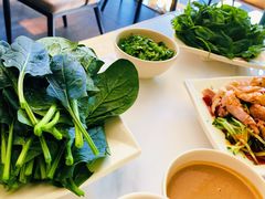 生态豌豆尖-四川简阳羊肉汤火锅(金台路店)