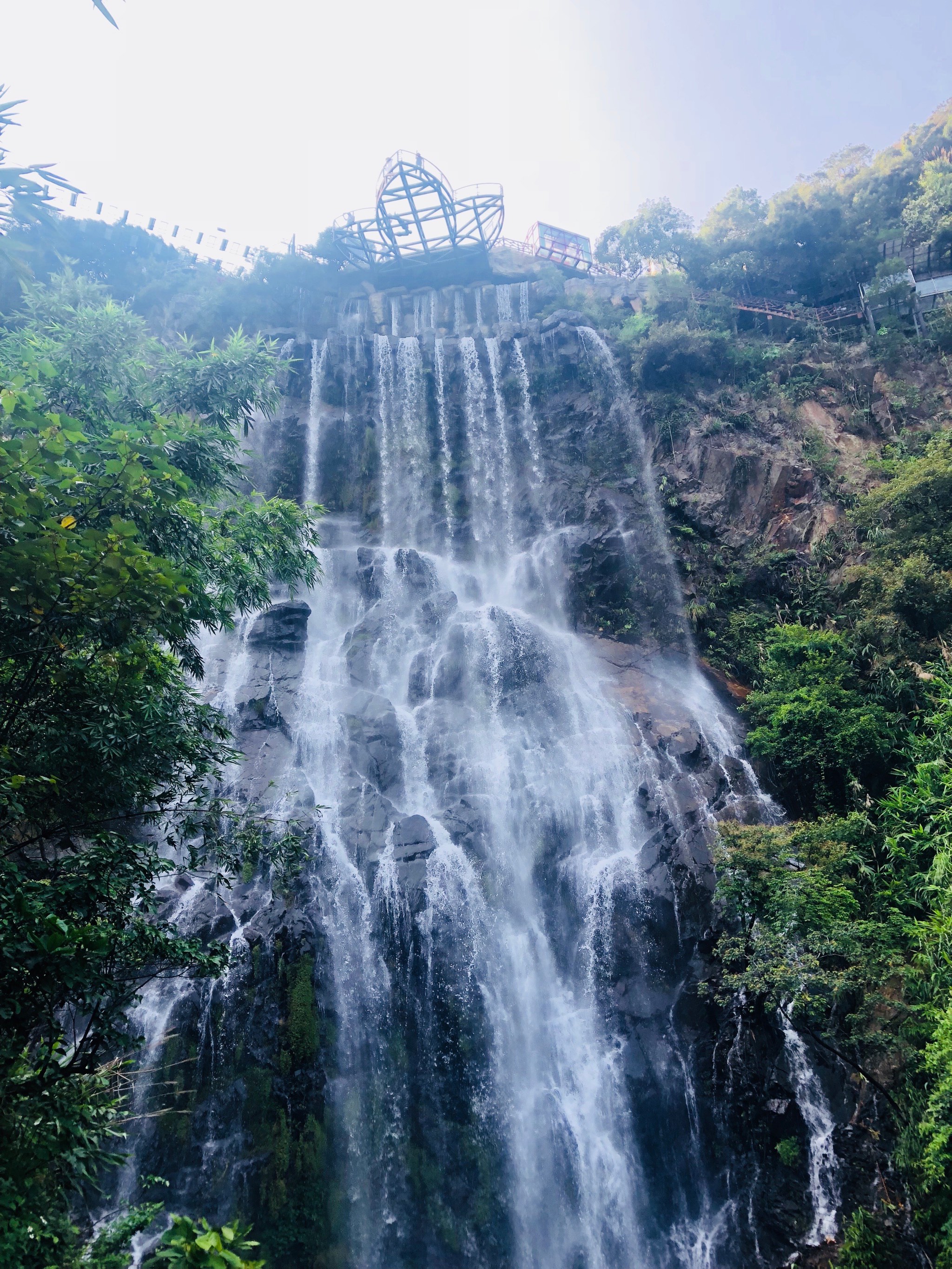 建德葫芦湾瀑布图片