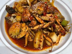 梭子蟹炒年糕-辣小鲜·南昌大排档(船山路店)