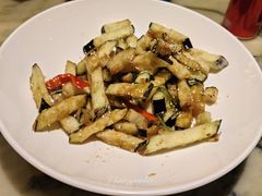 芝麻酥茄子-范家小馆·烤鸭新京菜(金融街店)
