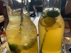 柠檬冰桔茶-探鱼·鲜青椒爽麻烤鱼(天一广场店)