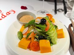 甜虾牛油果沙拉-月芽·自由餐厅·西溪湿地餐厅