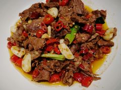 小炒黄牛肉-食欲老院子荆芥疙瘩汤(经五路店)