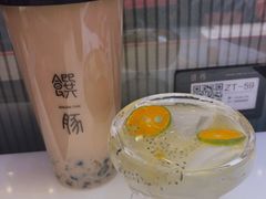 黑糖珍珠冻奶茶-馔豚·台北菜专门店(深圳湾万象城店)