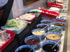 自助调料区-菲住布渴酒店自助餐厅(阿里巴巴西溪园区店)