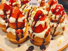 草莓忌廉华夫饼-BE BRIGHT KITCHEN(正佳广场店)