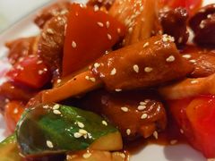 糖醋素排-禧和源养生素食茶馆