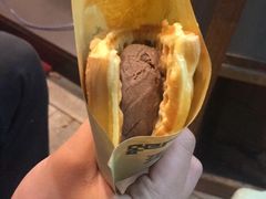 班戟薄饼夹雪糕单球-成裕雪糕店(士多店)