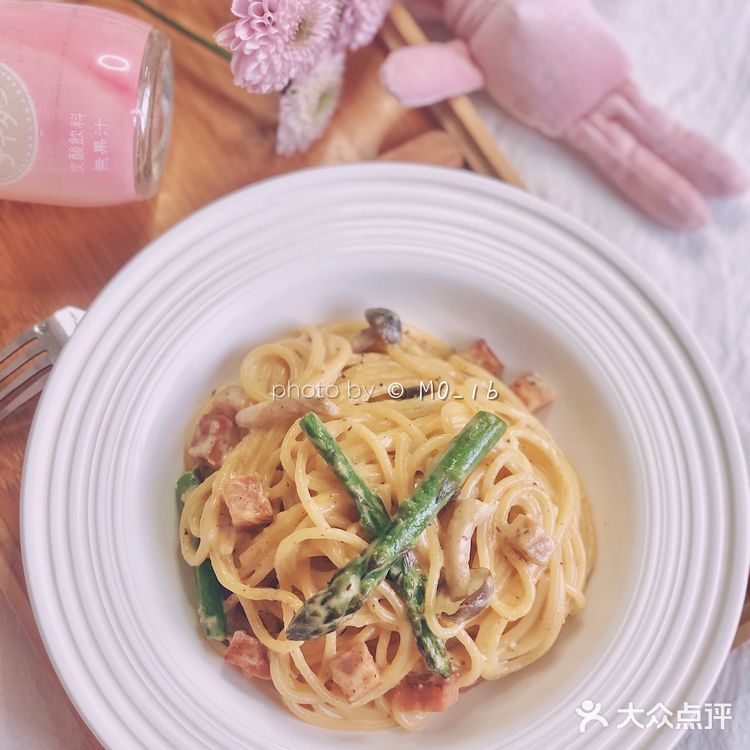 5/2 Saturday ｜ 芦笋午餐肉蛋黄奶酱意面🍝 