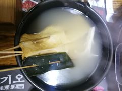 鱼豆腐汤-高基五春川炒鸡排 韩国料理(威海总店)