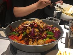 干锅肥肠-小河盐帮·私家菜·烤鸭(三元桥·霄云路店)