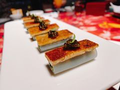 鱼子酱脆皮野菜松板肉-上海滩餐厅(BFC外滩金融中心店)
