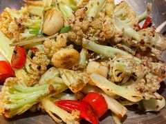 干锅有机花菜-绿茶餐厅(华联万柳店)