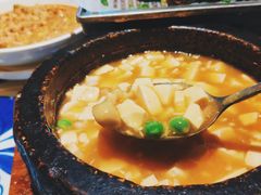 石锅鸡汤豆腐-绿茶餐厅(王府井永宁门店)