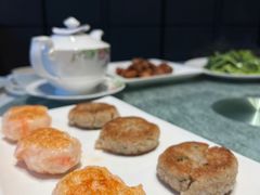 煎莲藕饼拼煎虾饼-花城苑广府菜(侨鑫店)