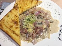 牛肝菌菇奶油意面-遇见西木美式餐厅(体育路店)
