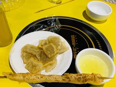 -老红桥炸灌肠牛肚锅烧烤(定福庄店)