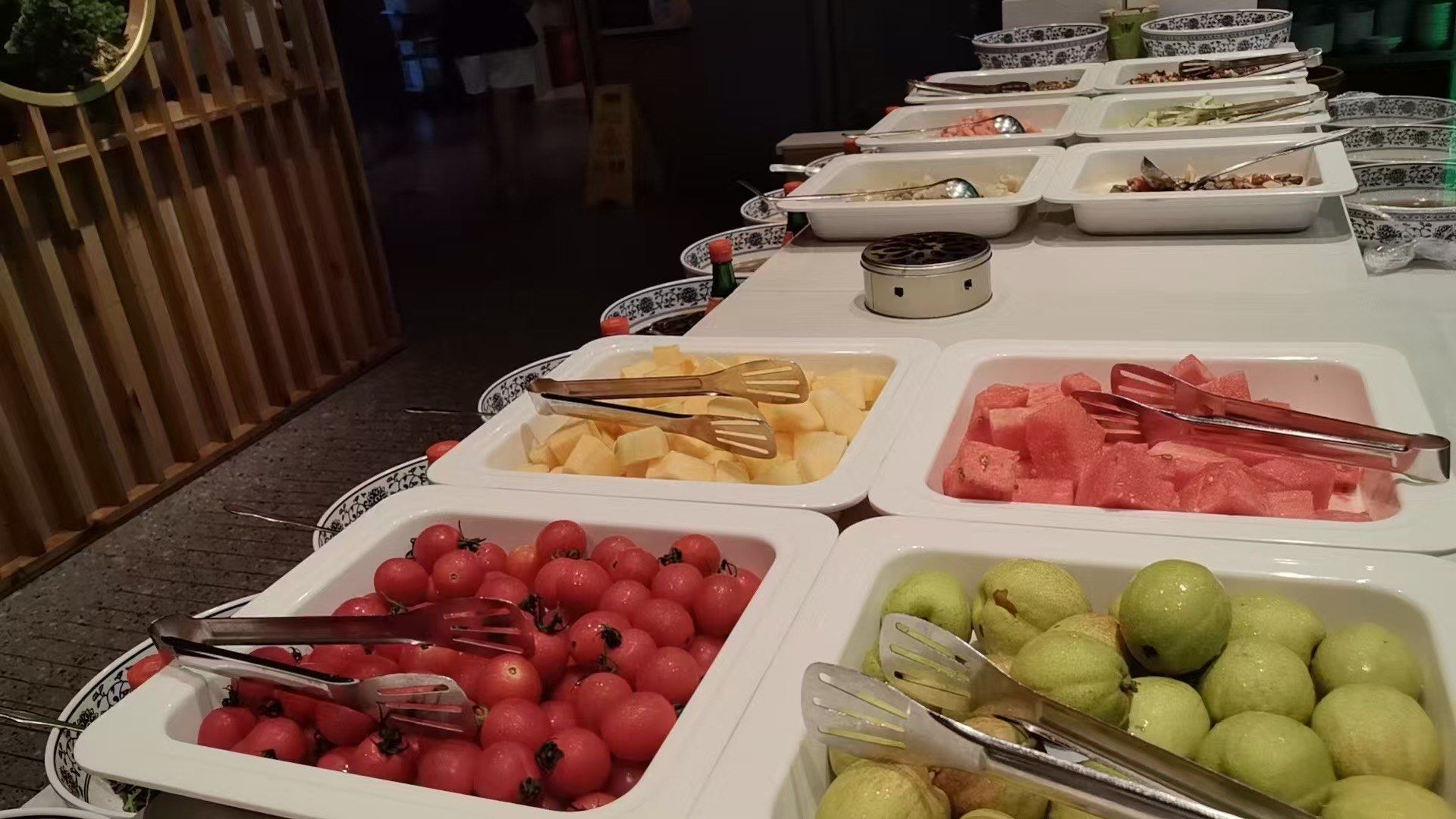 超人气火锅店 #自助水果 #创意水果拼