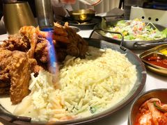 炸鸡配奶油年糕-HOTISLAND海鸡岛·韩国料理(江南西店)