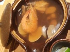 松茸土瓶蒸-花潮料理艺食馆(世欧广场店)