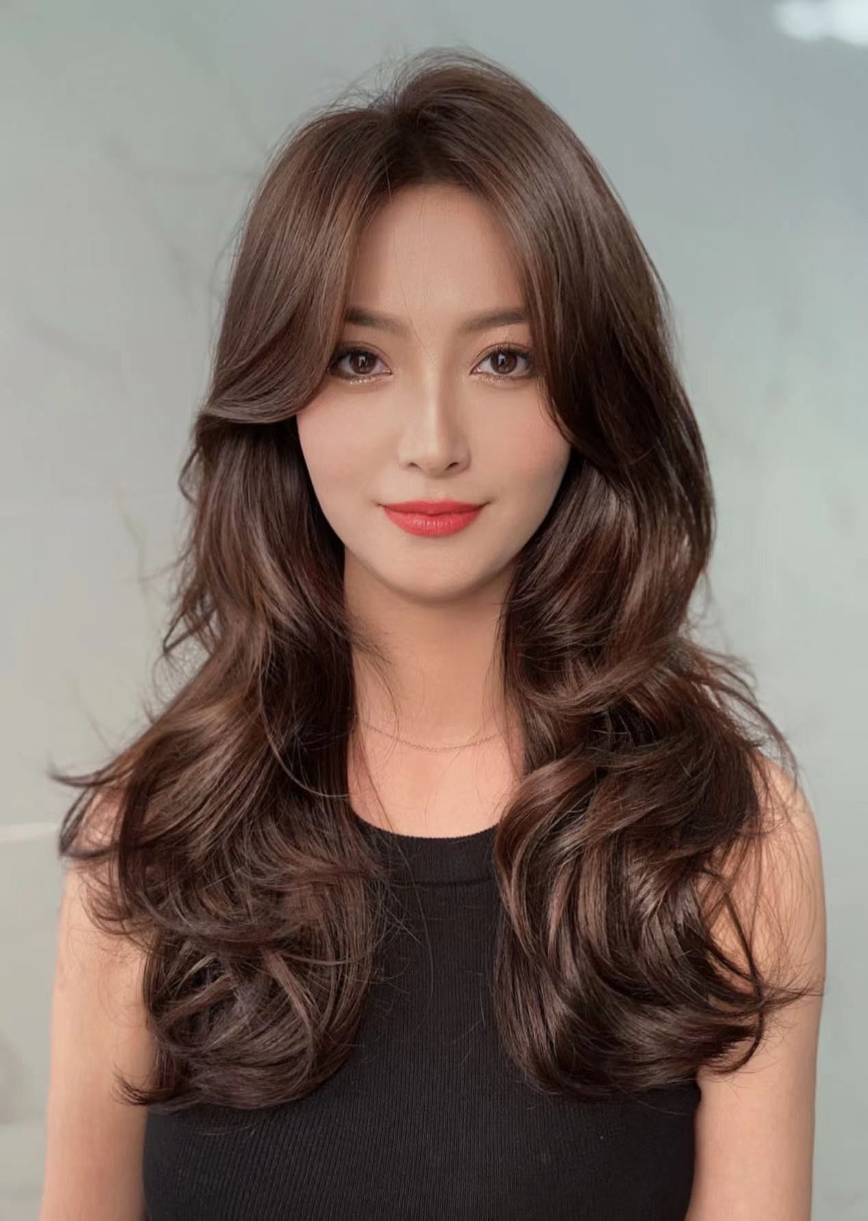 这款法式纹理卷,弯度比较大,很温柔,也很