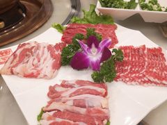 手切羊肉拼盘-京门老爆三·铜锅涮肉 爆肚(望京店)