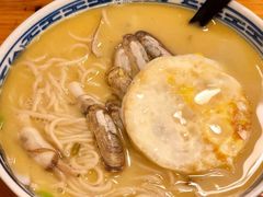 白汤蛏子面-贡梅老面馆·蟹粉面·无锡特色小吃(南长街主推店)