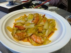 大虾炒菜芯-东莱海上(长宁来福士店)
